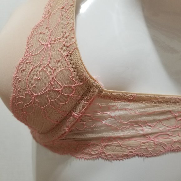 Xhilaration bra 34A Lace Push-Up floral bow unlined wings 2013 - Picture 9 of 14